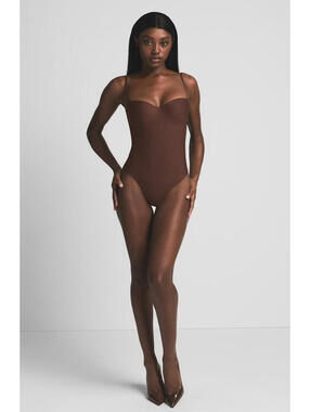 NWOT Skims Body Molded Underwire Bodysuit Color Cocoa Size 3X